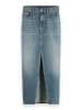 Scotch & Soda Jeansrock in Hellblau