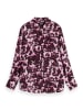 Scotch & Soda Hemd in Bordeaux/ Rosa