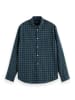 Scotch & Soda Koszula w kolorze granatowo-zielonym