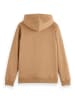 Scotch & Soda Sweatjacke in Camel/ Beige