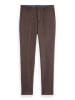 Scotch & Soda Spodnie chino w kolorze brązowym