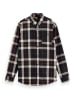 Scotch & Soda Hemd in Schwarz/ Creme