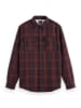 Scotch & Soda Hemd in Dunkelblau/ Rot