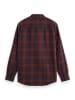 Scotch & Soda Hemd in Dunkelblau/ Rot