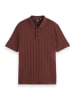 Scotch & Soda Koszulka polo w kolorze brązowym