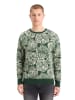 Scotch & Soda Wollen trui donkergroen/wit