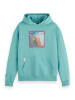 Scotch & Soda Hoodie "JOE JONAS X SCOTCH SODA" in Türkis