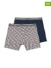 Scotch & Soda Bokserki (2 pary) w kolorze granatowo-białym