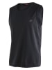 Maier Sports Funktionstop "Peter" in Schwarz