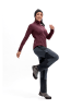 Maier Sports Softshellhose "Fleeceflex" in Schwarz/ Dunkelblau