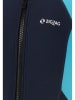 Zigzag Badeoverall in Hellblau/ Dunkelblau