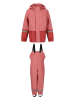 Zigzag 2tlg. Regenoutfit "Simba" in Rosa/ Rot