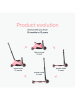 SmarTrike Scooter "XTEND" in Rosa/ Schwarz - ab 12 Monaten