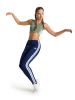Arena Trainingsleggings "Caroline" in Dunkelblau/ Weiß