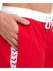 Arena Badeshorts in Rot/ Weiß