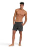 Arena Badeshorts in Anthrazit/ Orange
