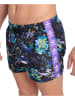 Arena Badeshorts in Schwarz/ Lila