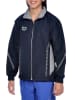 Arena Trainingsjacke in Dunkelblau/ Grau