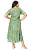 Aller Simplement Kleid in Türkis