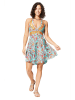 Aller Simplement Jurk turquoise