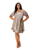 Aller Simplement Kleid in Blau/ Bunt