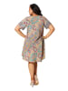 Aller Simplement Kleid in Blau/ Bunt