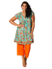 Aller Simplement Tuniek turquoise