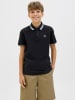JACK & JONES Junior Koszulka polo w kolorze czarnym