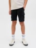 JACK & JONES Junior Sweatshorts "Gordon" in Schwarz