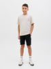 JACK & JONES Junior Sweatshorts "Gordon" in Schwarz