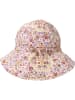 Wheat Hoed "Chloè" crème/paars/rood