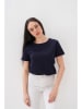 Basics & More Shirt donkerblauw