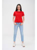 Basics & More Shirt in Rot