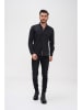 Basics & More Koszula - Regular fit - w kolorze czarnym