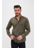Basics & More Koszula - Regular fit - w kolorze khaki