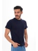 Basics & More Shirt in Dunkelblau