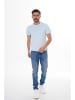 Basics & More Shirt in Hellblau