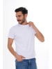 Basics & More Shirt in Weiß
