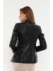 Basics & More Lederjacke in Schwarz