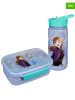 Disney Frozen 2tlg. Set: Brotzeitdose und Trinkflasche "Frozen" in Lila