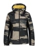 Icepeak Kurtka softshellowa "Kingwood" w kolorze czarno-szarobrązowym