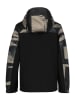 Icepeak Softshelljacke "Kingwood" in Schwarz/ Taupe
