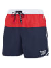 Reebok Badeshorts "Troy" in Dunkelblau/ Rot/ Weiß