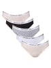 Reebok 5er-Set: Slips in Beige/ Schwarz/ Grau