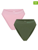 Reebok 2-delige set: slips groen/lichtroze