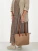 Charm Shopper in Beige - (B)42 x (H)25 x (T)15 cm