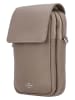 Charm Leren smartphonetas taupe - (B)12 x (H)22 x (D)6 cm
