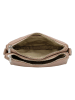 Charm Leder-Umhängetasche in Beige - (B)22 x (H)14 x (T)7 cm