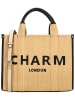 Charm Henkeltasche in Beige - (B)35 x (H)30 x (T)15 cm