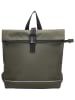 UNIQUE Rubbertouch Plecak w kolorze khaki - 27 x 31 x 9 cm